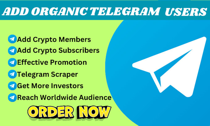 Gig Preview - Crypto telegram promotion crypto telegram marketing telegram crypto promotion