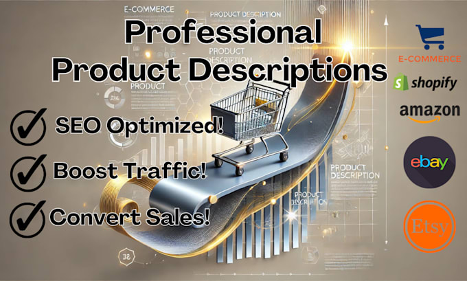 Gig Preview - Write SEO optimized product descriptions