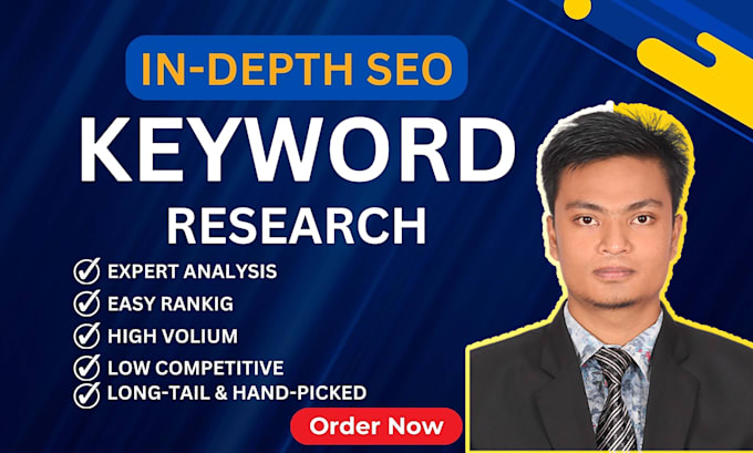 Gig Preview - Do best seo keyword research and competitor analysis