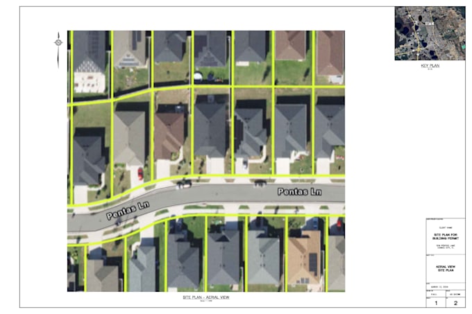 Gig Preview - Create a site plan for your property