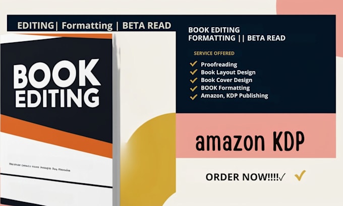 Gig Preview - Developmental book edit ebook and proofread, book formatting and beta reading