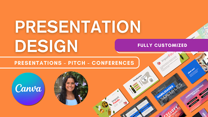 Gig Preview - Design an amazing and professional canva presentation