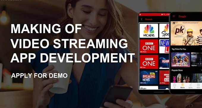 Gig Preview - Build live streaming app, tv app, mobile app, ott video app