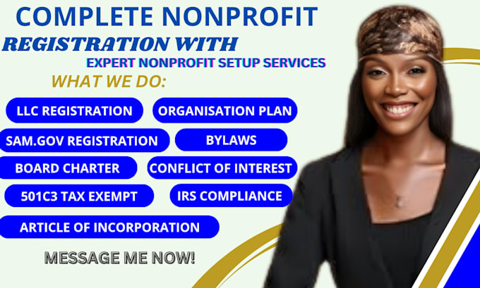 Bestseller - mentor and setup nonprofit, 501c3 tax exempt grants ein, form 990, 1023ez bylaws