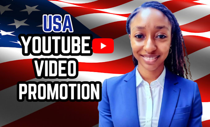 Gig Preview - Do USA youtube promotion USA video promotion to USA active audience