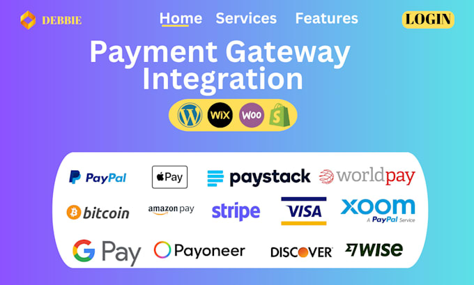 Bestseller - do payment gateway integration skrill, apple pay, stripe, paypal, wix, shopify