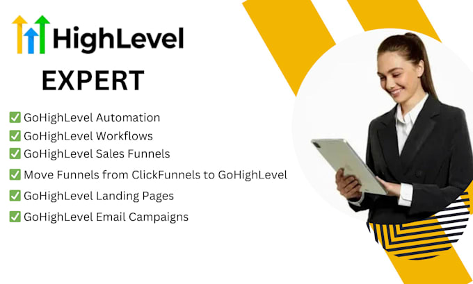 Gig Preview - Do gohighlevel automation gohighlevel funnel go highlevel saas ghl mig highlevel