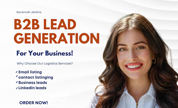 Gig Preview - Do b2b lead generation,generate active email list for your business