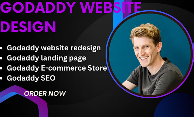 Gig Preview - Godaddy website redesign, shopify theme, develop godaddy website design