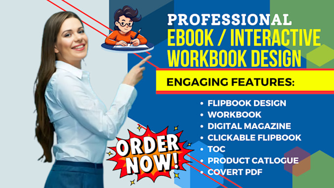 Gig Preview - Create interactive workbook, digital ebook, product, flipbook, PDF lead magnet