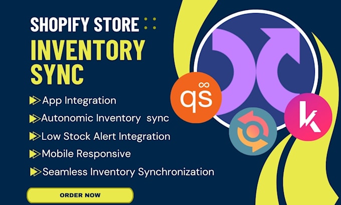 Gig Preview - Shopify inventory sync syncx  etsy ebay syncio synkro multistore gogo quicksync