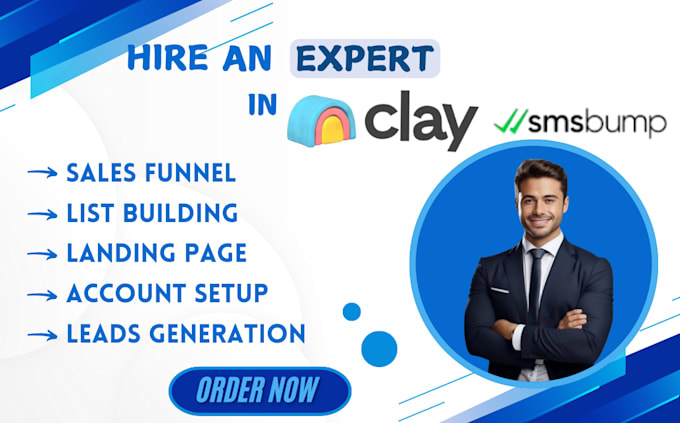 Bestseller - set up clay com list enriching, clay com email marketing, lead generation expert