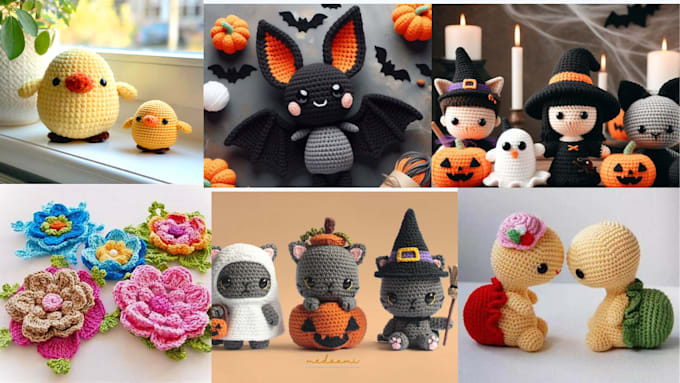 Gig Preview - Write you detailed amigurumi crochet pattern with pictures, PDF, and videos etsy