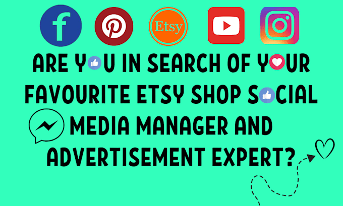 Gig Preview - Do expert social media manager for etsy shop growth strategy promotion marketing