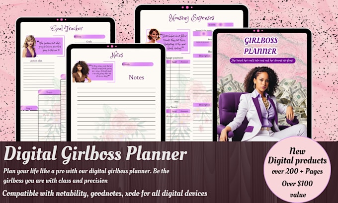 Gig Preview - Etsy digital planner, etsy digital product planner redesign etsy digital planner