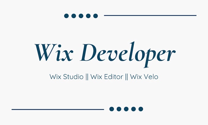 Bestseller - develop and customize wixsite with code editor studio and database