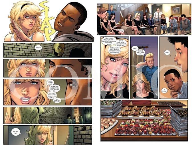 Gig Preview - Be your comic artist for comic book graphics novels comic page comic storyboard