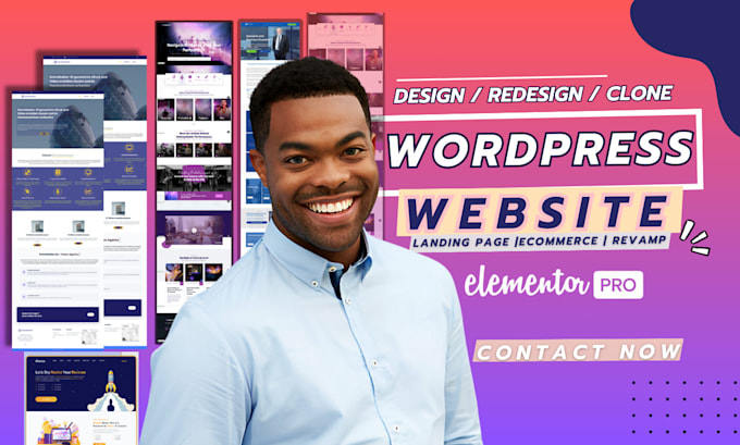 Gig Preview - Create elementor websit rebuild wordpress elementor figma to wordpress ecommerce