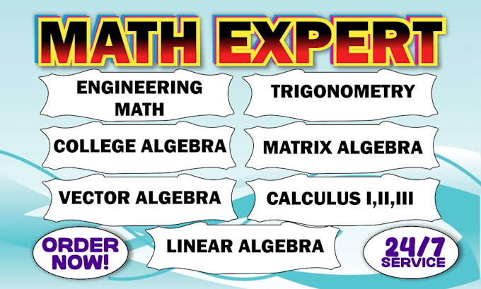 Gig Preview - Tutor math, mathematics, finance, accounting, business calculus, statistics