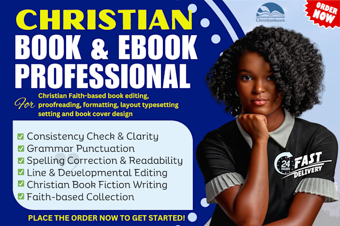 Gig Preview - Professionally review, proofread, edit and format christian books and articles