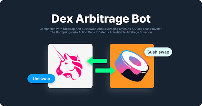 Gig Preview - Build dex and cex arbitrage bot, triangular arbitrage bot, coinbase trading bot