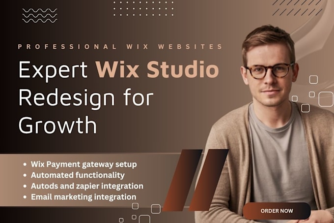 Gig Preview - Design wix redesign wix studio website wix landing page framer to wix studio