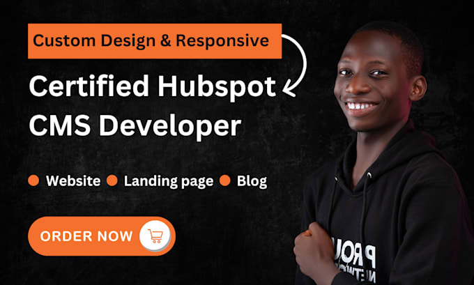 Gig Preview - Build a custom hubspot website or hubspot landing page