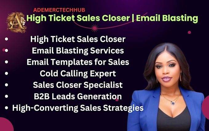 Gig Preview - Do business sales closing, b2b, linkedin leads, cold calling, marketing campaign