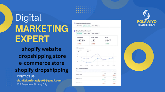 Gig Preview - Build high converting dropshiping store or shopify website