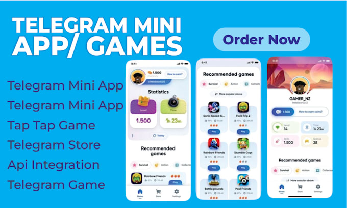 Gig Preview - Build telegram mini app telegram mini game  telegram store mini app memefi clone