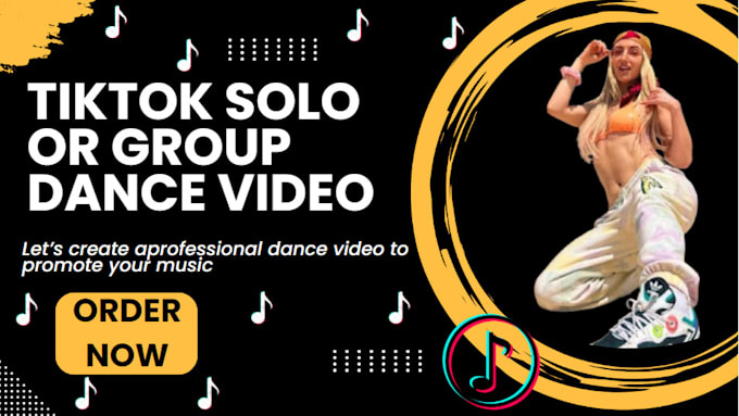 Gig Preview - Make viral tiktok dance video to promote your song