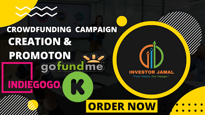 Gig Preview - Promote your gofundme kickstarter indiegogo crowdfunding fundraising campaign