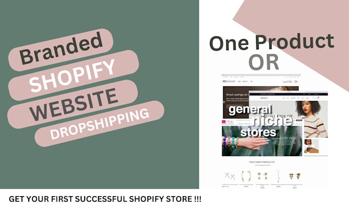 Bestseller - design your shopify website, create a custom optimize shopify store