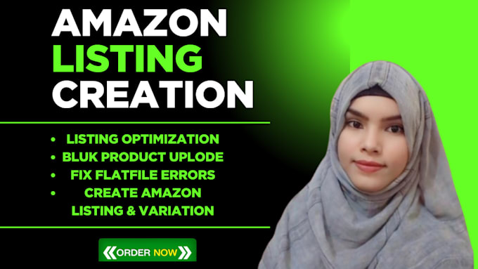 Gig Preview - Amazon product optimization and flat file error amazon product ranking with SEO