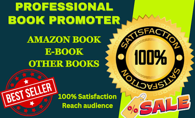 Bestseller - promote and advertise your book or ebook, amazon website and crypto