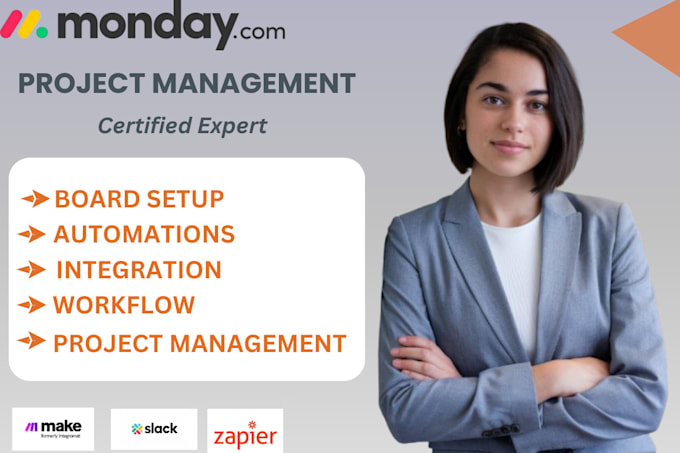 Gig Preview - Setup monday com monday dashboard automation crm zapier automation pipedrive