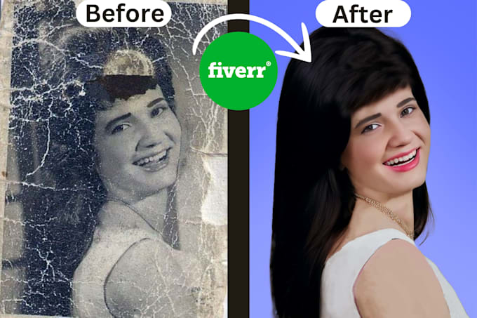 Gig Preview - Restore, upscale and colorize old photos for low cost