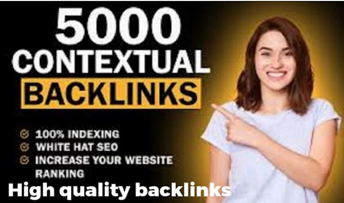 Gig Preview - Provide high authority white hat dofollow SEO backlinks service