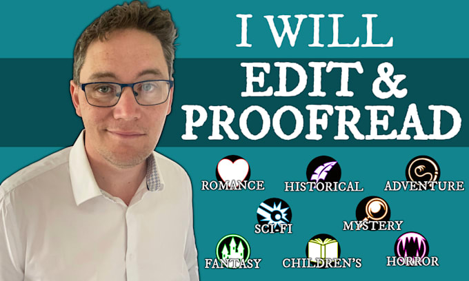 Gig Preview - Expertly proofread and edit your fiction