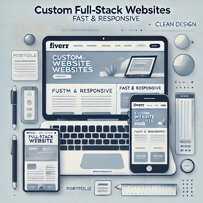 Gig Preview - Design and develop a stunning fullstack website for you