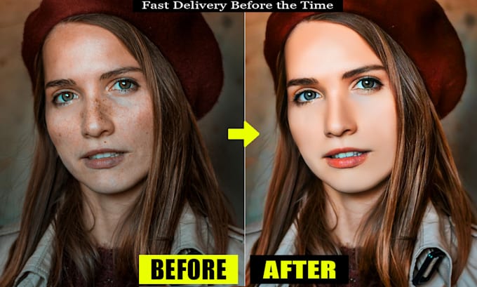 Bestseller - do natural skin retouching and photo editing in photoshop