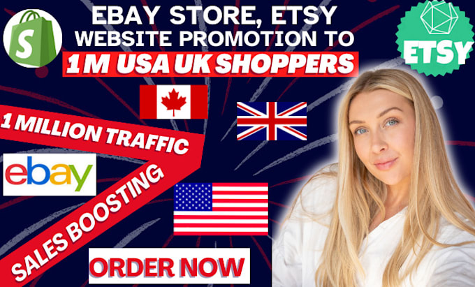 Bestseller - promote ebay website advertise etsy store shopify product marketing 2 1m shopper