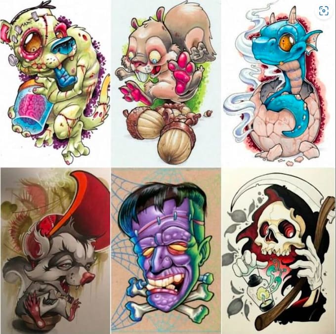 Gig Preview - Custom drawing your traditional or old school tattoo design