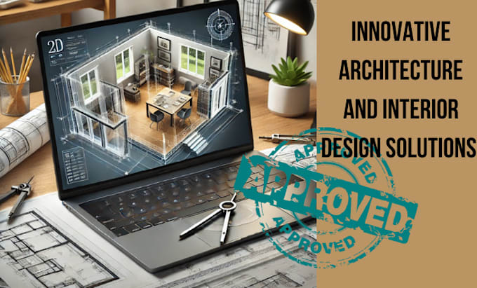 Gig Preview - Innovative architecture interior design solutions and custom 2d cad drawings