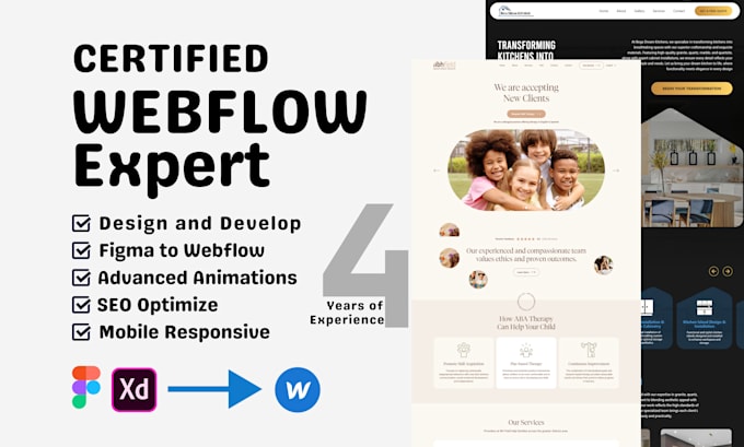 Gig Preview - Update, develop webflow website, convert figma to webflow, expert webflow design