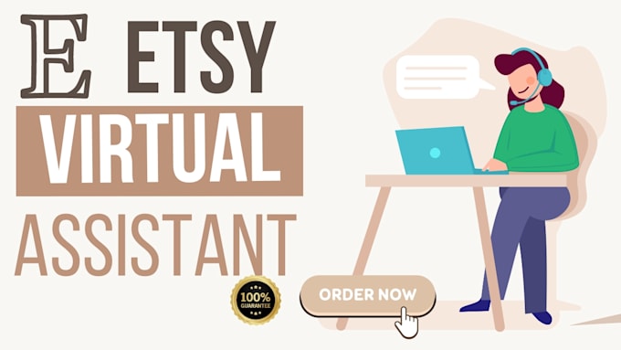 Gig Preview - Be etsy virtual assistant etsy digital products etsy virtual assistant etsy