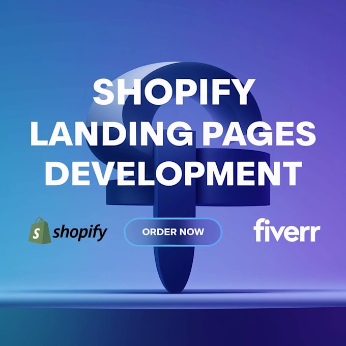 Gig Preview - Do shopify landing pages development