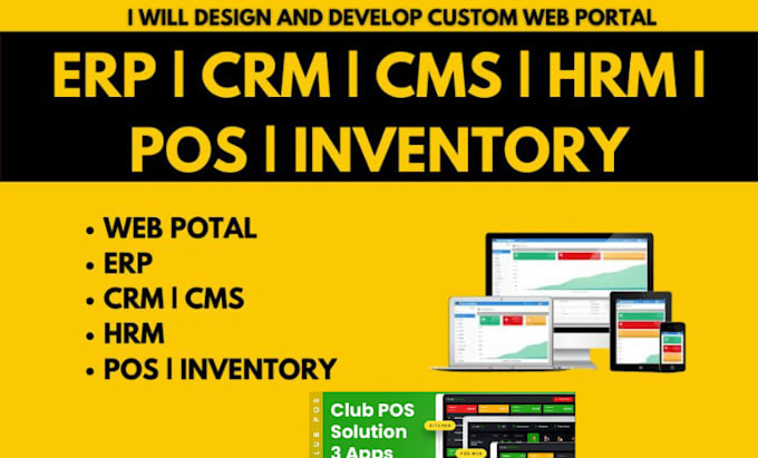 Gig Preview - Develop custom software saas web app management software odoo CRM hrm pos erp