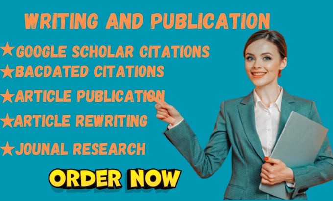 Gig Preview - Increase your google scholar citation using researchgate