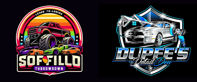 Gig Preview - Design car racing, boat racing and automotive logo